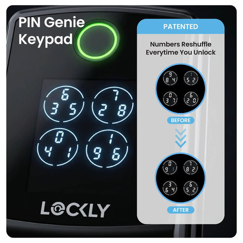 Secure Pro Wi-Fi Deadbolt Smart Lock Packs Hella Fast Ai Fingerprint Unlock In Just.2 Seconds Alongside A Ridiculously Slim Interior Body keypad with reshuffling numbers
