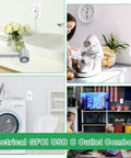 20 Amp GFCI Outlet With USB C And USB A Ports Self Test LED Indicator Residential And Commercial Grade Includes Wall Plate And Screws 2 Pack White Durable in kitchen, bath, laundry, and living room