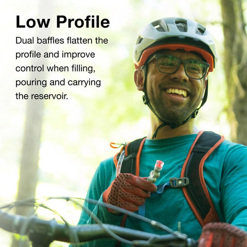 Hydraulics LT 2.5L Water Reservoir With Bite Valve For Backpacks One Hand On Off Lever Easy Fill Compact Slide Seal Opening Go To Hydration Setup For Hiking Camping And Outdoor Adventures HydraClip Hanger Compatible