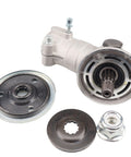 Bevel Gear Replacement Gear Head For Trimmers Fits 128 LX 128LD 128LDX 125L with components including thrust plate and collar nut