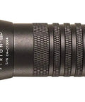 Beast Mode 375 Lumen Rechargeable LED Flashlight With 120V AC And 12V DC Charger showing compact aluminum body