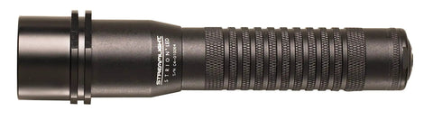 Beast Mode 375 Lumen Rechargeable LED Flashlight With 120V AC And 12V DC Charger showing compact aluminum body