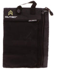 Go To Quick Dry Microfiber Towel For Travel Camping And Sports With Snap Loop Hang Super Absorbent Performance Cobalt Large 30 By 50 Inches Lightweight Packable Adventure Essential in black zippered pouch
