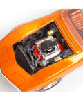 Classic 68 Corvette L88 Convertible Model Kit 1:25 Scale, top view of 427ci V8 engine detail