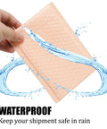 5x7 Inch Self Seal Bubble Mailers 10 Pack Light Pink Waterproof Adhesive Poly Shipping Bags