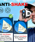 Golf Rangefinder With Slope And Magnetic, Coach Mode And Triangulation, Upgraded Laser Rangefinder, 1200 Yard Range, 7X Magnification, Seven Modes For Golf And Hunting, Easy Pin Lock For Men And Women, anti-shake view