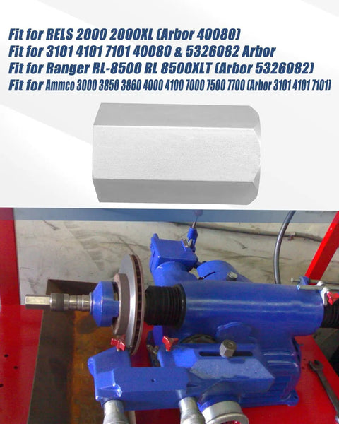 1 Inch Arbor Replacement Nut For Universal Lathe Use Fits 3000 3850 3860 4000 4100 7000 7500 7700 Series Lathes And Ranger RL 8500 8500XLT RELS 2000 2000XL Built To Last With Easy Install And Heavy Duty Steel Construction shown with lathe setup