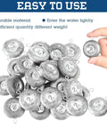 24 Piece Disc Sinker Fishing Weights Set For Saltwater And Freshwater Angling Pro Grade Beefy Lead Disc Sinkers 2 oz corrosion resistant