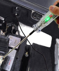 Automotive Wire Piercing DC Voltage Circuit Tester For 6V 12V Systems With 59 Inch Cord Three Interchangeable Probes For Touch Or Pierce Testing LED And Buzzer Indicator For Quick Wiring Checks, testing car battery wiring