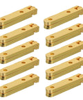 Gold zinc alloy 90 degree hinges for jewelry boxes and miniature furniture soft close cabinet hinges 10 pieces solid cedar chest hardware.