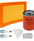 Components of All-In-One Maintenance Kit For Generac 16KW-26KW Air Cooled Home Standby Generators 999cc Engine