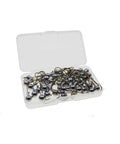 Unpainted Jig Heads With Bronze Hooks Ball Head Lead Jigs Bulk Pack For Freshwater And Saltwater Fishing in plastic box
