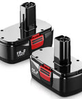 Two Pack 19.2V 4500mAh Ni MH Replacement Battery For Craftsman Cordless Tools DieHard C3 Compatible Battery Replacement