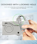 Outdoor AC Disconnect Box 30 Amp 120/240V 2 Pole 1 Phase Waterproof Metal Enclosure with lock for HVAC security