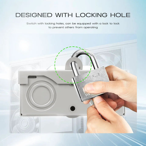 Outdoor AC Disconnect Box 30 Amp 120/240V 2 Pole 1 Phase Waterproof Metal Enclosure with lock for HVAC security