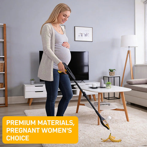 32 Inch Folding Reacher Grabber Tool With Shoehorn, 360 Degree Rotating Head, Magnetic Pick Up, Long Reach For Seniors, Arthritis Friendly Assist Tool, Easy On And Off Shoes, Durable Lightweight Aid No Bending Required