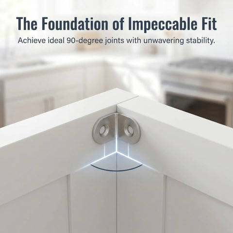 Stainless Steel 90 Degree Wood Joint Bracket With Screws Beefy Heavy Duty Right Angle Corner Brace for bookshelf reinforcement