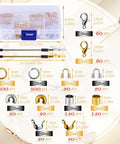 Image of 1320 Pcs Jewelry Making Kit With Crimp Beads Crimp Tubes Knot Covers Bead Tips Jump Rings And Lobster Clasps in storage boxes