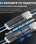 50 Piece Double Wire Plug In Connector Kit Plug N Play With 1 Pin And 2 Pin Quick Disconnect Locking Buckles For Low Voltage LED
