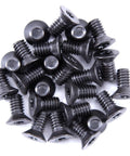 25 Pack 8-32 Flat Head Machine Screws With Smooth Torx Drive And Tough As Nails Black Oxide Finish
