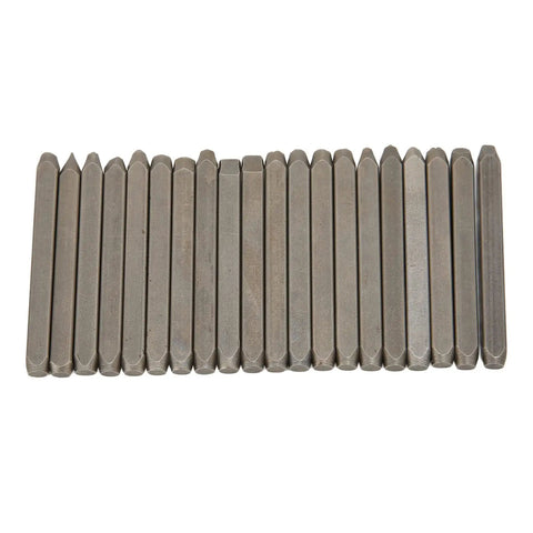 Metal Stamping Kit For Jewelry And Everyday Crafts, 6mm engraving tool set with slick patterns on a white background