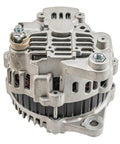 110 Amp 12V CW Alternator Replacement For Infiniti G35 Coupe 2003-2004, G35 2005-2006, FX35 2003-2008, 350Z 2003-2006, Pathfinder 2004 With 6 Groove Pulley 11052N front view showing structure and connectors.