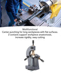 Baxnore grey metal lathe steady rest with 3-point support for mini wood turning