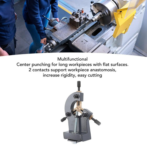 Top Shelf Mini Lathe Steady Rest For Longer Woodturning Projects Slick Grey Metal Center Support Vibration Control Fit 0618 7X12 7X14 Lathes Built Tough Ready To Roll Right Out Of Box