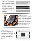 Adjustable air guide plate of Rock Solid Silent Commercial Air Curtain for Storefront Entry features flexible positioning for airflow.