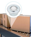 5Pcs 0 63 Inch Roller Ball Transfer Bearing Units Smooth Glide Nylon Casters For Conveyor Systems on boxes for easy movement.
