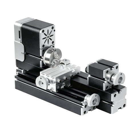 All Metal Mini Lathe Machine 36W 20,000 RPM Precision Lathe with 0.02mm Scale for wood and soft metals copper aluminum DIY projects