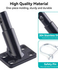 Universal Bike Trailer Hitch Coupler Attachment For Kids And Pets Gear, Upgraded 2025 Connector with stainless steel and safety pin.