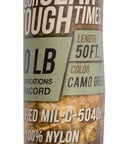 Hardcore 550 Paracord Rope Nylon Parachute Cord For Survival Gear And Outdoor Adventures Made In USA Mil Spec Type III Tactical