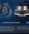513214 Front Wheel Hub Assembly Pair Fits Chevy Malibu 04-12 Cobalt HHR 08-10 Pontiac G6 05-10 Saturn Aura 07-09 Bolt On With ABS