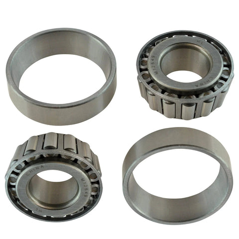 Front Outer Wheel Bearing And Race Kit For Driver And Passenger Sides Fits Ford F-250 1965 To 1972, Chevrolet Astro 1985 To 2002