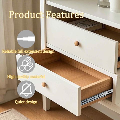 Heavy Duty Ball Bearing Drawer Slides 2 Pack, 342mm Full Extension Side Mount Rails For Cabinets, Kitchen, Dresser, File Cabinet