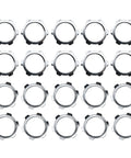 20 Pack 1/2 Inch Metal Electrical Conduit Lock Nuts, Silver, Built To Last, Heavy Duty IMC Lock Nuts With Serrated Hex Teeth, Rust Resistant