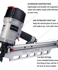 Beefy Framing Nailer 21 Degree Three And One Half Inch Pro Grade With Depth Adjustment And Tool Free Depth Of Drive close-up