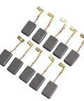 CB325 Carbon Brushes Replacement Set for Electric Motors and Angle Grinders 17x11x5mm 10 Pack with metal construction