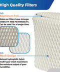 Close-up of WF2 Compatible Humidifier Filter Replacement showing aluminum foil and mesh design for Starry Night units.