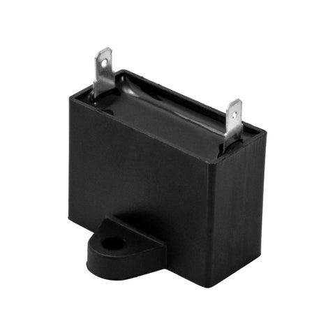 Black Aftermarket Pump Motor Replacement For Hoshizaki Ice Machine 4A4259-01, No-Fuss Install, side view with connectors