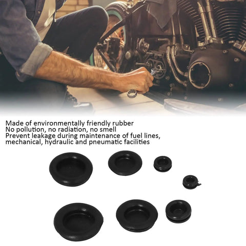 Pro Grade 170 Piece Rubber Grommet Kit With Durable O Ring Assortment For Automotive Wiring, Hydraulic And Pneumatic Systems, Includes 7mm To 25mm Sizes For Easy Fit, Versatile Sealing And Protection, rubber grommets on motorcycle engine