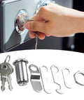 16 And 30mm Cam Lock For Mailbox Drawer Cupboard And Locker With 2 Keys, durable metal mechanism, easy install secure access