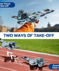 F22 Fighter Inspired RC Plane for Beginners and Kids Ready to Fly Two Channel Two Point Four GHz Hand and Ground Take-off