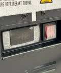 Digital thermostat and control panel of Commercial Buffet Cold Table Refrigerator Delivers Prime Cooling And Slick Stainless Steel Exterior 72 Inch Wide.