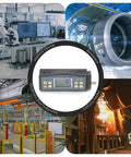 Front view of Rugged Pro Grade Surface Roughness Tester Profilometer For Heavy Industry And Aerospace Ra Rz Measurement, Portable Surface Metrology Meter With Inductive Sensor, Built In Battery, Manual And Auto Off Modes, in industrial environments.