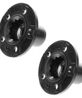 2 Piece Locking Hub Set Manual For Classic 4x4 Replacement Fits 1984 1989 Ford Bronco II, 1991 1994 Explorer, 1983 1990 Ranger, 1994 1997 B4000 Navajo Durable Bolt On DIY Install Kit