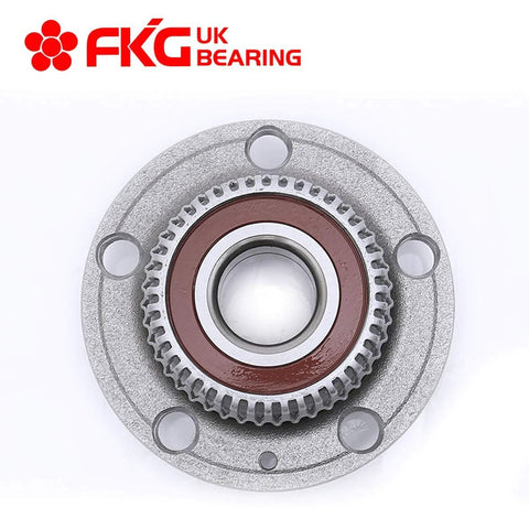 Top view of Rear Wheel Bearing Hub Assembly Set for Audi TT 2000-2006, VW Beetle 1998-2010, Golf 1999-2006, Jetta 1999-2005
