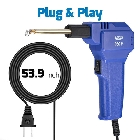 110V Plastic Welder Kit With LED Lights And 200 Hot Staples Pliers For Car Bumper Plastic Welding And Gas Tank Repair