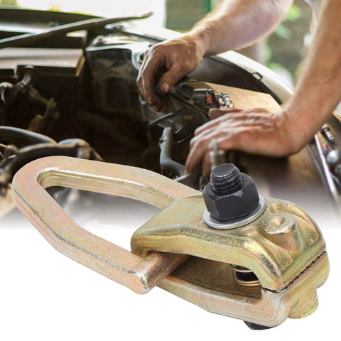 Tough As Nails Self Tightening Pull Clamp Portable Mini Sheet Metal Fixture For Auto Rig Repair And Garage Chores With Comfort Grip Handle And Damn Reliable Carbon Steel Build For Shop Grade Results